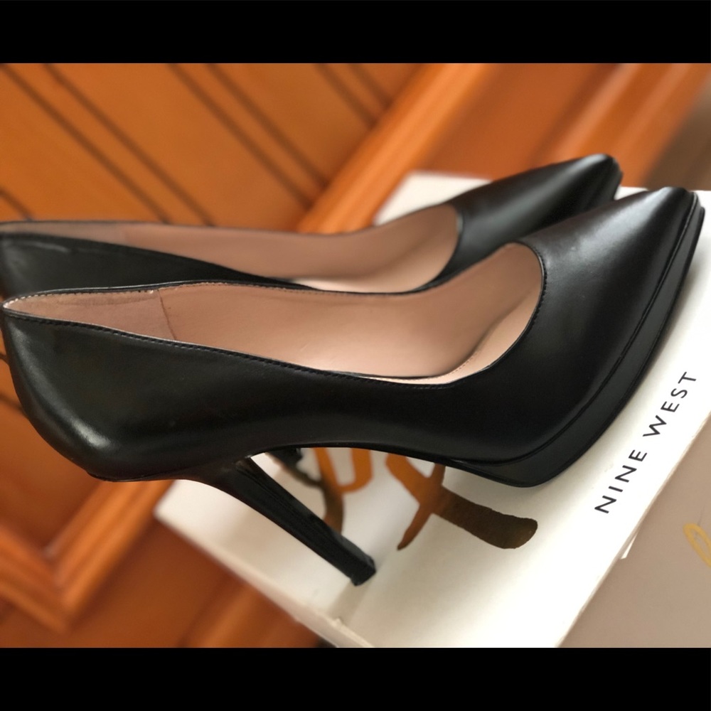 Black 4” Nine West Heels